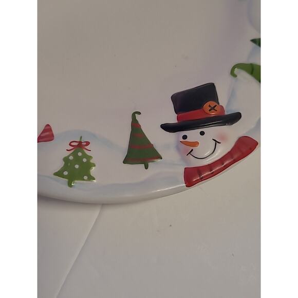 Yankee Candle North Pole Themed Plate for Large Shade Snowman Penguin Polar Bear - Picture 8 of 8